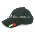promotion balck 100% cotton embroidery baseball cap